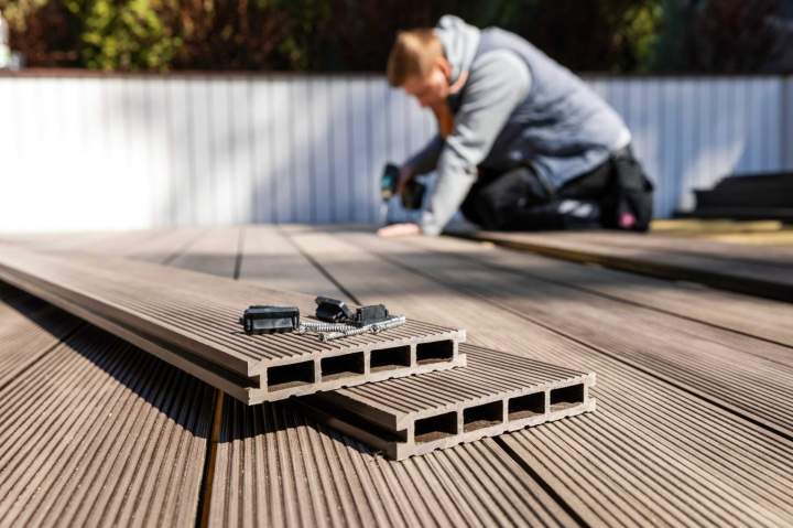 Terrasse composite Bégaar